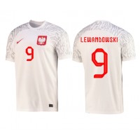 Polen Robert Lewandowski #9 Heimtrikot WM 2022 Kurzarm